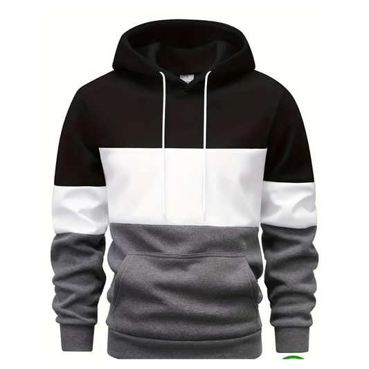 Polyester Fleece Plain Hoodie